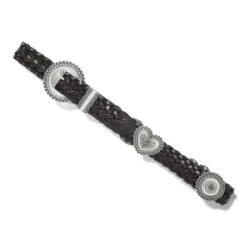 Heart Concho Belt -Brighton Shop heart concho belt black 2