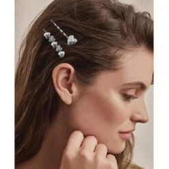 Hearts Ablaze Bobby Pins -Brighton Shop hearts ablaze bobby pins silver 3