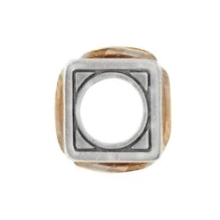Ice Cube Bead 35 Ice Cube Bead -Brighton Shop ice cube bead gold silver 1