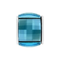 Ice Cube Bead 30 Ice Cube Bead -Brighton Shop ice cube bead silver aqua 0