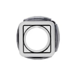 Ice Cube Bead 37 Ice Cube Bead -Brighton Shop ice cube bead silver gray 1