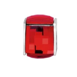 Ice Cube Bead 25 Ice Cube Bead -Brighton Shop ice cube bead silver red 0