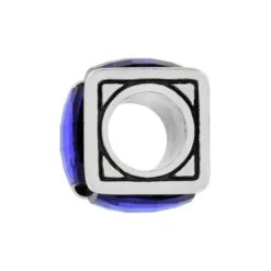 Ice Cube Bead 33 Ice Cube Bead -Brighton Shop ice cube bead silver tanzanite 1
