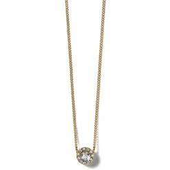 Illumina Solitaire Necklace -Brighton Shop illumina solitaire necklace gold 0