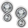 Infinity Sparkle Post Earrings -Brighton Shop infinity sparkle post earrings silver 0