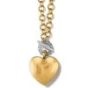 Inner Circle Heart Toggle Necklace -Brighton Shop inner circle heart toggle necklace silver gold 0