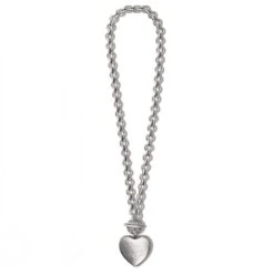 Inner Circle Heart Toggle Necklace -Brighton Shop inner circle heart toggle necklace silver 1