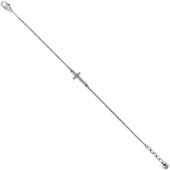 Inner Shine Cross Anklet -Brighton Shop inner shine cross anklet silver 1