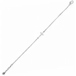 Inner Shine Cross Anklet -Brighton Shop inner shine cross anklet silver 2