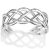 Interlok Braid Cuff Bracelet -Brighton Shop interlok braid cuff bracelet silver 0 40cb33ac 24d2 42d6 bceb 5ee69192ce80