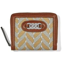 Interlok Braid Medium Wallet -Brighton Shop interlok braid medium wallet bourbon 0