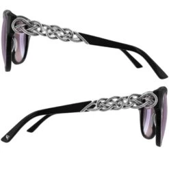 Interlok Braid Sunglasses -Brighton Shop interlok braid sunglasses silver black 1 f0fbc51d facb 4339 9b24 d95ab4403e83