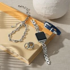 Interlok Harmony Watch Band 8 Interlok Harmony Watch Band -Brighton Shop interlok harmony watch band silver 2