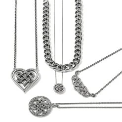 Interlok Loom Necklace -Brighton Shop interlok loom necklace silver 2