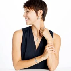 Interlok Petite Necklace -Brighton Shop interlok petite necklace silver 5