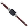 Interlok Reversible Watch Band -Brighton Shop interlok reversible watch band black brown 1