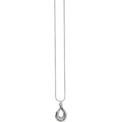 Interlok Twist Convertible Necklace -Brighton Shop interlok twist convertible necklace silver 2