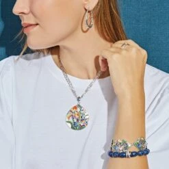 Iris Bloom Bracelet -Brighton Shop iris bloom bracelet silver multi 2 4b1fafd8 a531 41a6 b4c0 cfa1b315a591