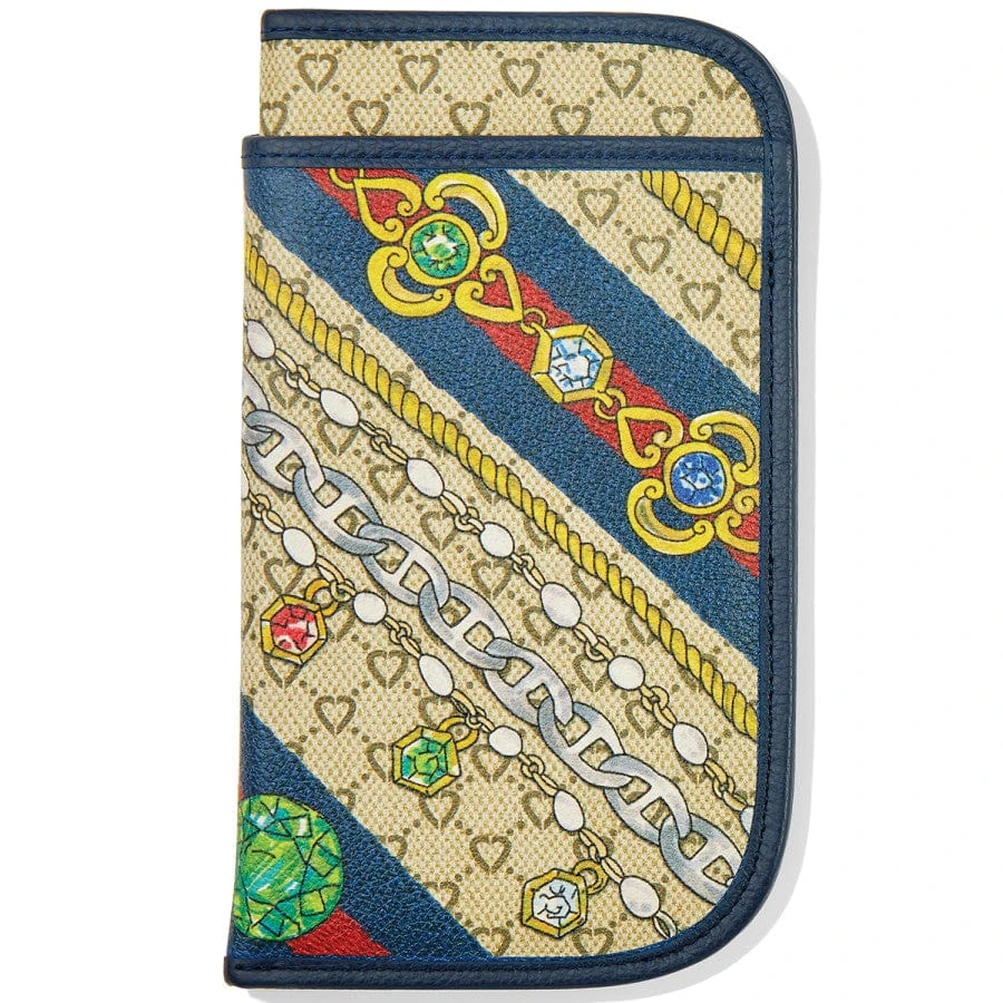 Jewel Double Eyeglass Case 3 Jewel Double Eyeglass Case