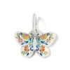 La Farfalla Butterfly Charm -Brighton Shop la farfalla butterfly charm silver multi 0
