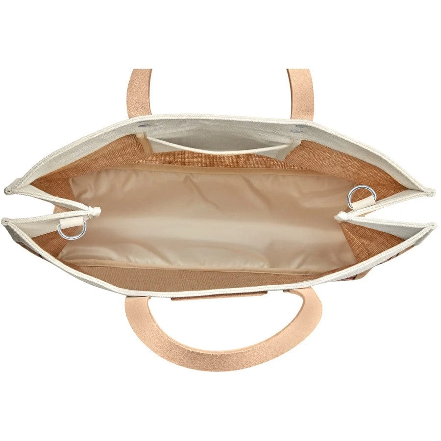 Life Is A Beach East West Burlap Tote 3 Life Is A Beach East West Burlap Tote - Image 2