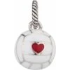 Love Volley Ball Charm -Brighton Shop love volley ball charm silver white 0 475b5c62 3af0 4bf2 834d 0c675fa94c83