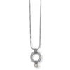Meridian Adagio Pearl Necklace -Brighton Shop meridian adagio pearl necklace silver pearl 0