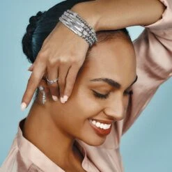 Meridian Beautiful Petite Stretch Bracelet 7 Meridian Beautiful Petite Stretch Bracelet -Brighton Shop meridian beautiful petite stretch bracelet silver 2