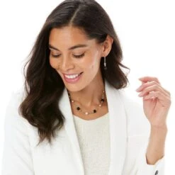 Meridian Prime Station Short Necklace -Brighton Shop meridian prime station short necklace silver black 2 2d1472f5 43f4 4000 8369 5719d0c00fda