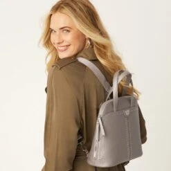 Miles Convertible Backpack -Brighton Shop miles convertible backpack zinc pearl 3 f0a23c08 050d 47ca 848a 8df6cf6b0c36