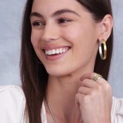 Monete Wide Ring 9 Monete Wide Ring -Brighton Shop monete wide ring silver gold 3