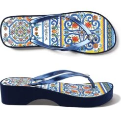Museum Flip Flops -Brighton Shop museum flip flops navy 3