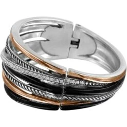 Neptune's Rings Black Hinged Bangle -Brighton Shop neptune s rings black hinged bangle silver gold 1 e5b1a811 3fbe 48e1 be99 0eea282aec81