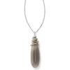 Neptune's Rings Pyramid Banded Agate Necklace -Brighton Shop neptune s rings pyramid banded agate necklace grey 0 f2bd12fd ff3f 4c8a 83af 92bbcc01fec5