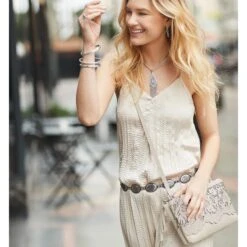 Nicole Concho Link Belt -Brighton Shop nicole concho link belt silver 3