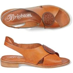 Nicole X Band Sling Sandals -Brighton Shop nicole x band sling sandals cognac 1 efc36f61 3157 4a31 a594 a2638f4b6aa3