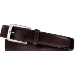 Norton Dress Satin Buckle Belt -Brighton Shop norton dress satin buckle belt dark brown 0
