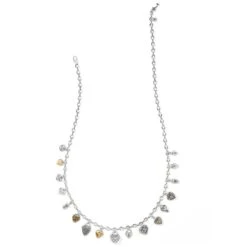 One Heart Charm Necklace 6 One Heart Charm Necklace -Brighton Shop one heart charm necklace silver gold 1