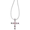 One Love Cross Necklace -Brighton Shop one love cross necklace silver pink 0 f21b410c cb54 43b2 91fc 4301054119b2