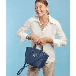 Oriana Small Tote -Brighton Shop oriana small tote cyan 4