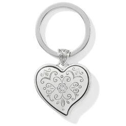 Ornate Heart Key Fob -Brighton Shop ornate heart key fob silver 1 47fc627d 5051 4670 9b2f 315b688df91c
