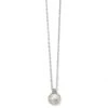 Pebble Dot Pearl Short Necklace -Brighton Shop pebble dot pearl short necklace silver pearl 0