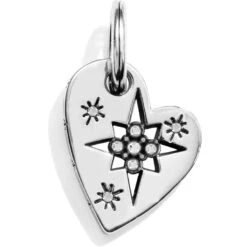 Pole Star Heart Charm -Brighton Shop pole star heart charm silver 1 47903967 7dcb 40d6 8b7b c833c458f83f