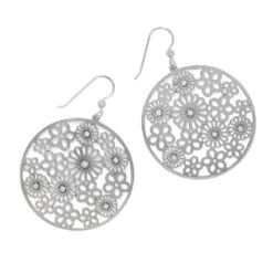 Posey Disc French Wire Earrings -Brighton Shop posey disc french wire earrings silver 0 96823b42 67a2 4479 96eb 7df6065fe549