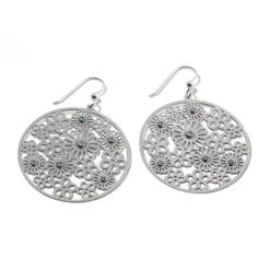 Posey Disc French Wire Earrings -Brighton Shop posey disc french wire earrings silver 1 67248c08 808d 4dc0 ae02 c7f1639b33be