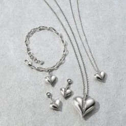 Precious Heart Petite Necklace -Brighton Shop precious heart petite necklace silver 2