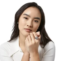 Pretty Tough Bold Heart Ring -Brighton Shop pretty tough bold heart ring silver 3