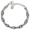 Pretty Tough Chain Bracelet -Brighton Shop pretty tough chain bracelet silver black 0