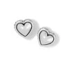 Pretty Tough Petite Heart Post Earrings -Brighton Shop pretty tough petite heart post earrings silver 0