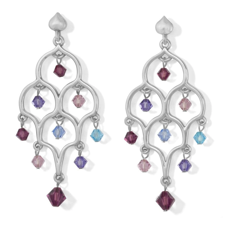 Prism Lights Amethyst Post Drop Earrings 3 Prism Lights Amethyst Post Drop Earrings